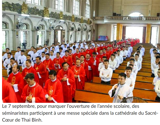 Le diocèse de Thai Binh inaugure la fondation du nouveau séminaire du Sacré-Cœur