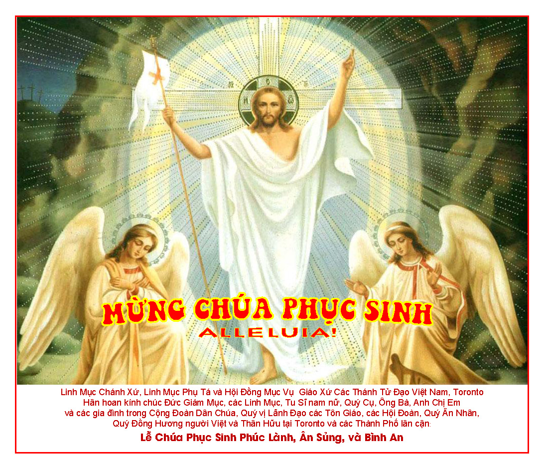 CHÚC MỪNG LỄ CHÚA PHỤC SINH | Giáo xứ các Thánh Tử Đạo Việt Nam ...