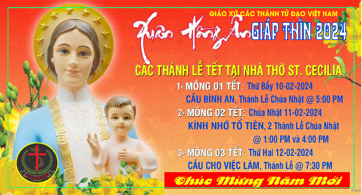 THÁNH LỄ TẾT GIÁP THÌN 2024