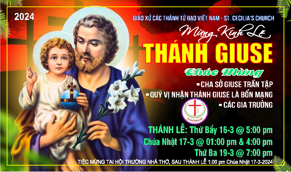 MỪNG KÍNH LỄ THÁNH GIUSE