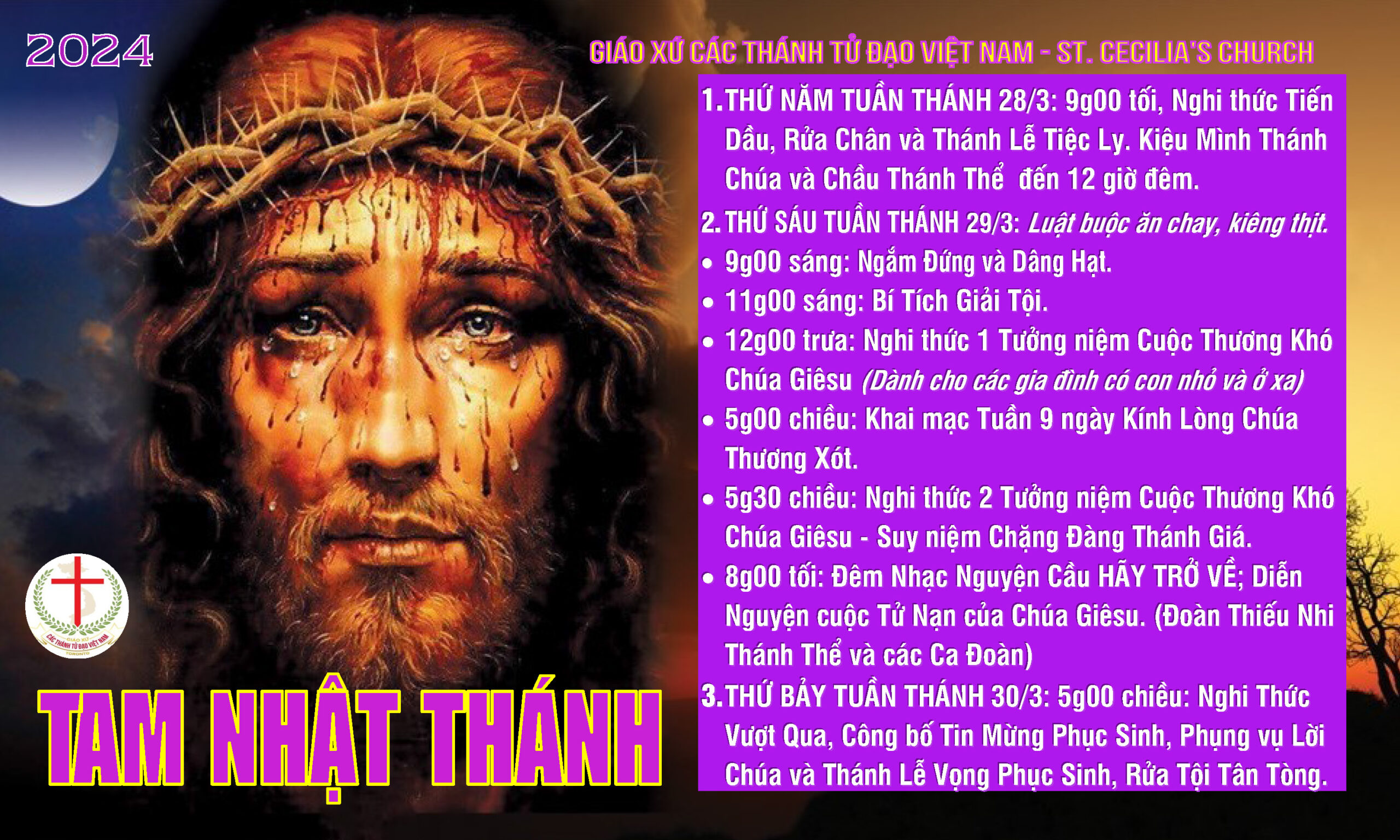 TAM NHẬT THÁNH