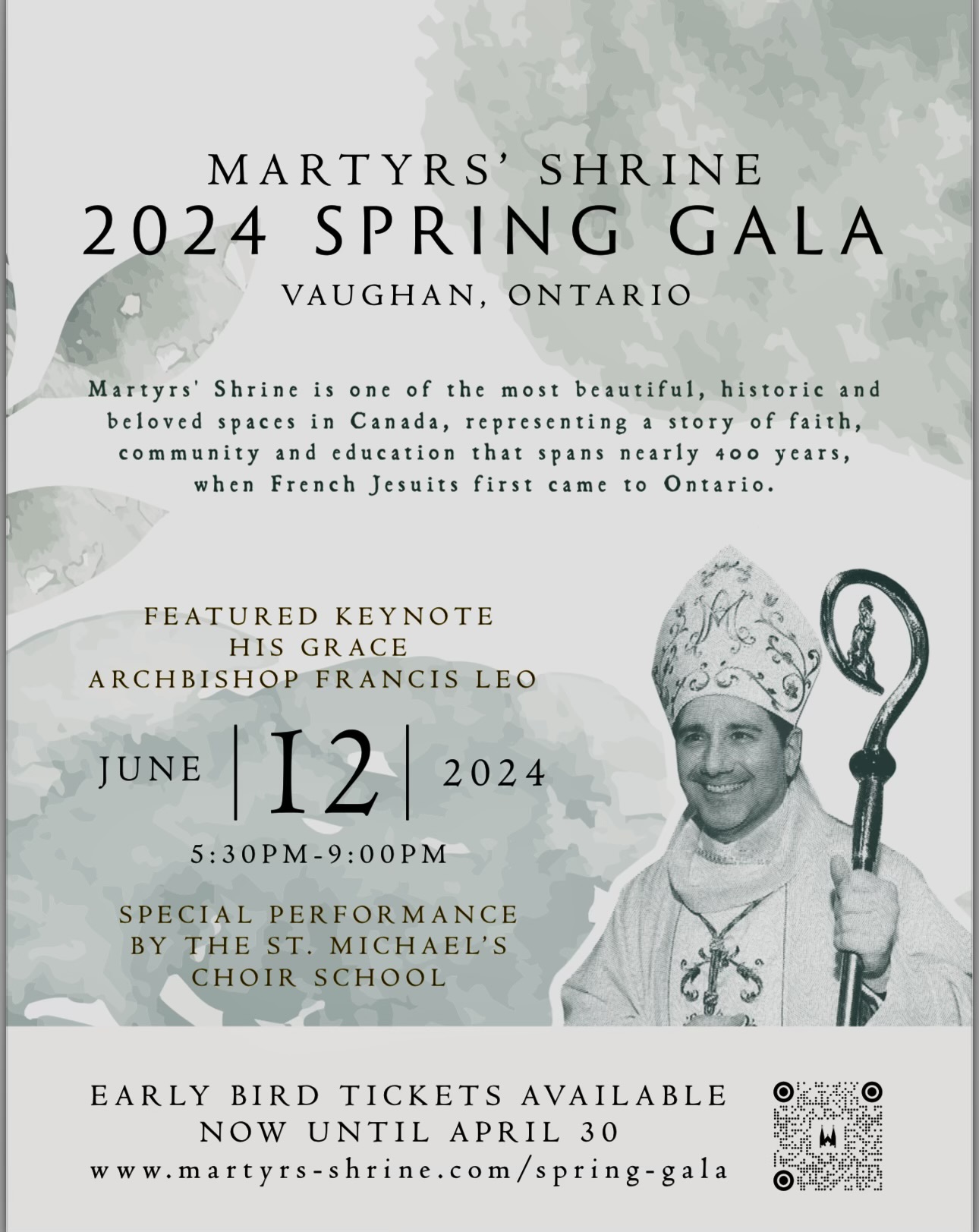 MARTYR’S SHRINE 2024 SPRING GALA