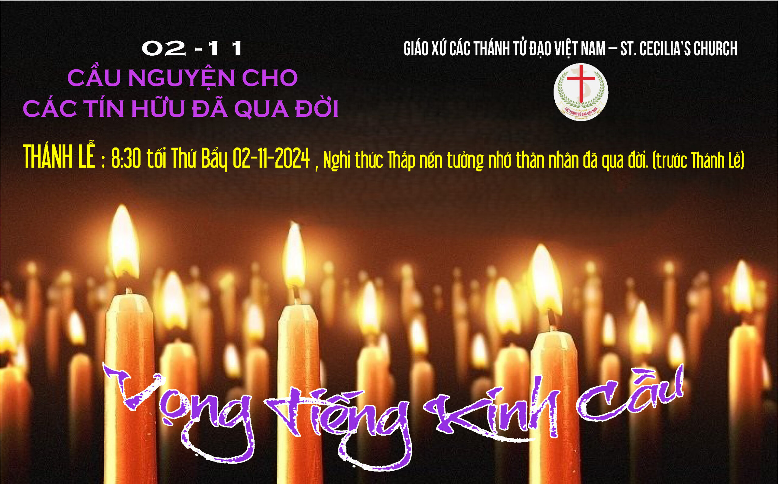 LỄ CẦU NGUYỆN CHO CÁC TÍN HỮU ĐÃ QUA ĐỜI
