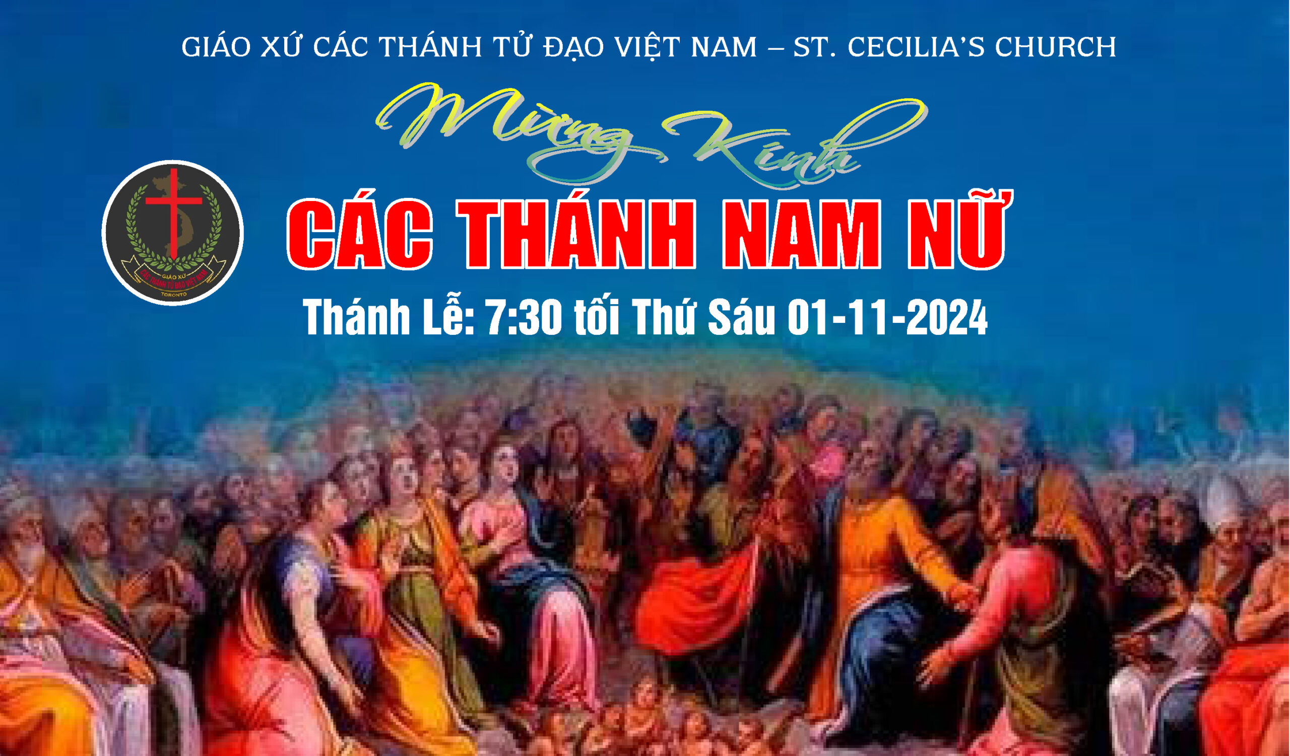 MỪNG KÍNH CÁC THÁNH NAM NỮ