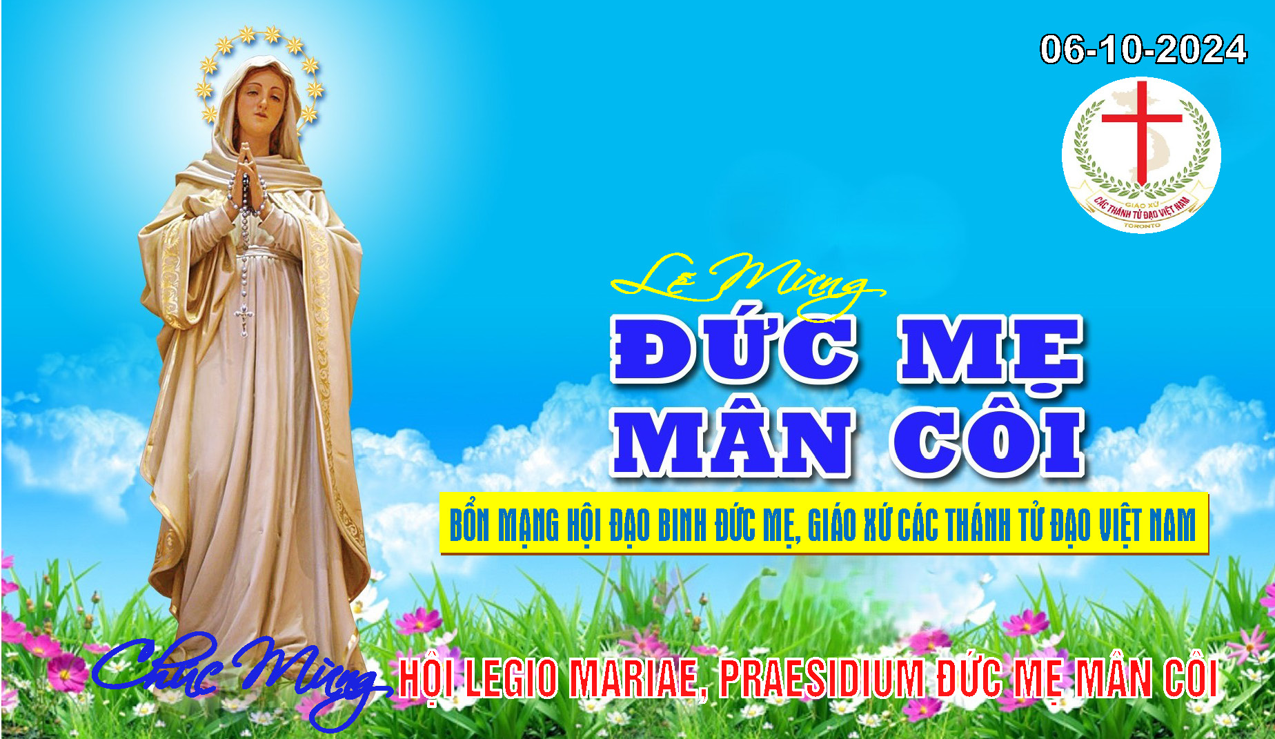 LỄ MỪNG ĐỨC MẸ MÂN CÔI