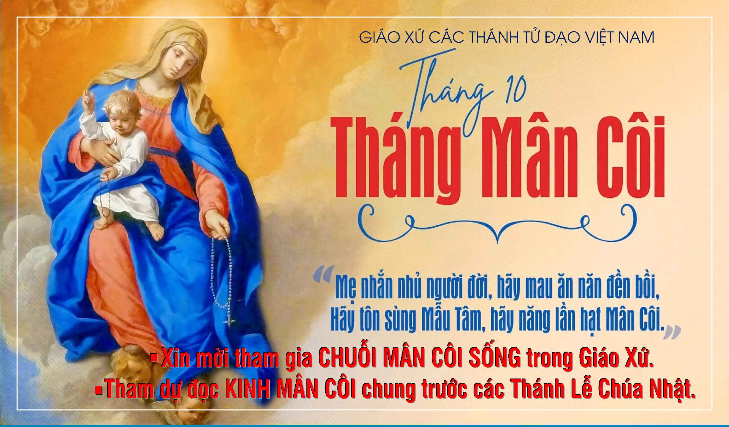 THÁNG 10 THÁNG MÂN CÔI