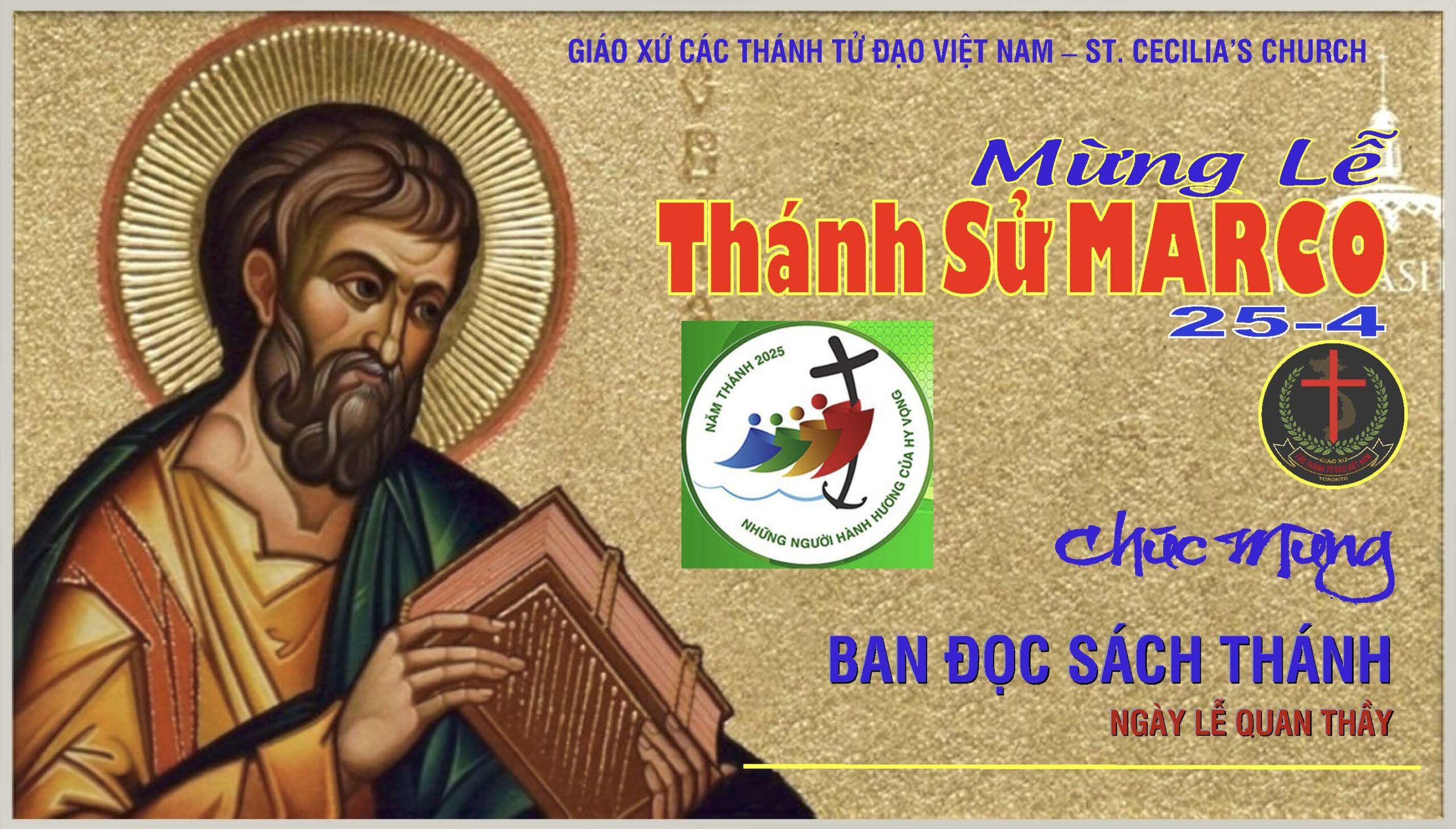 MỪNG LỄ THÁNH SỬ MARCO