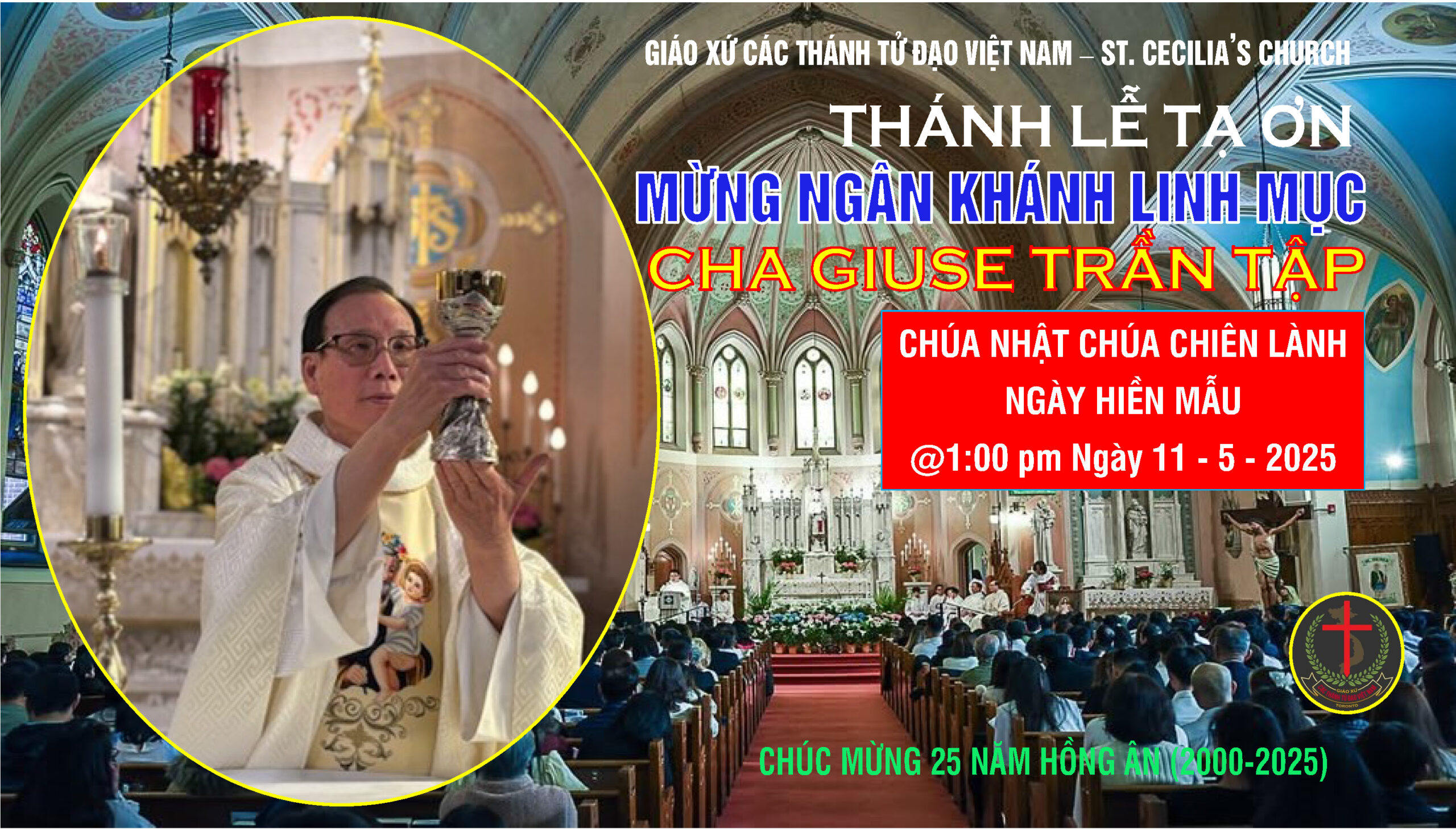 THÁNH LỄ TẠ ƠN NGÂN KHÁNH LINH MỤC