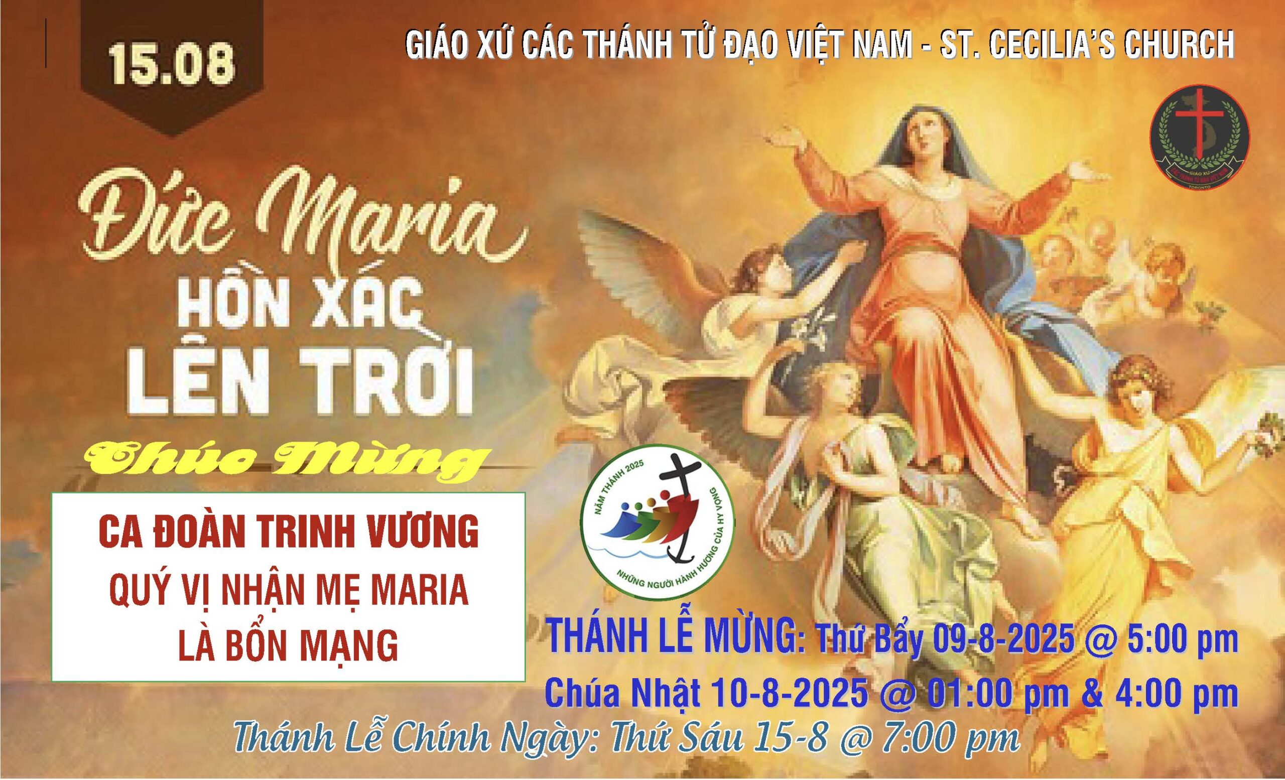 ĐỨC MARIA HỒN XÁC LÊN TRỜI