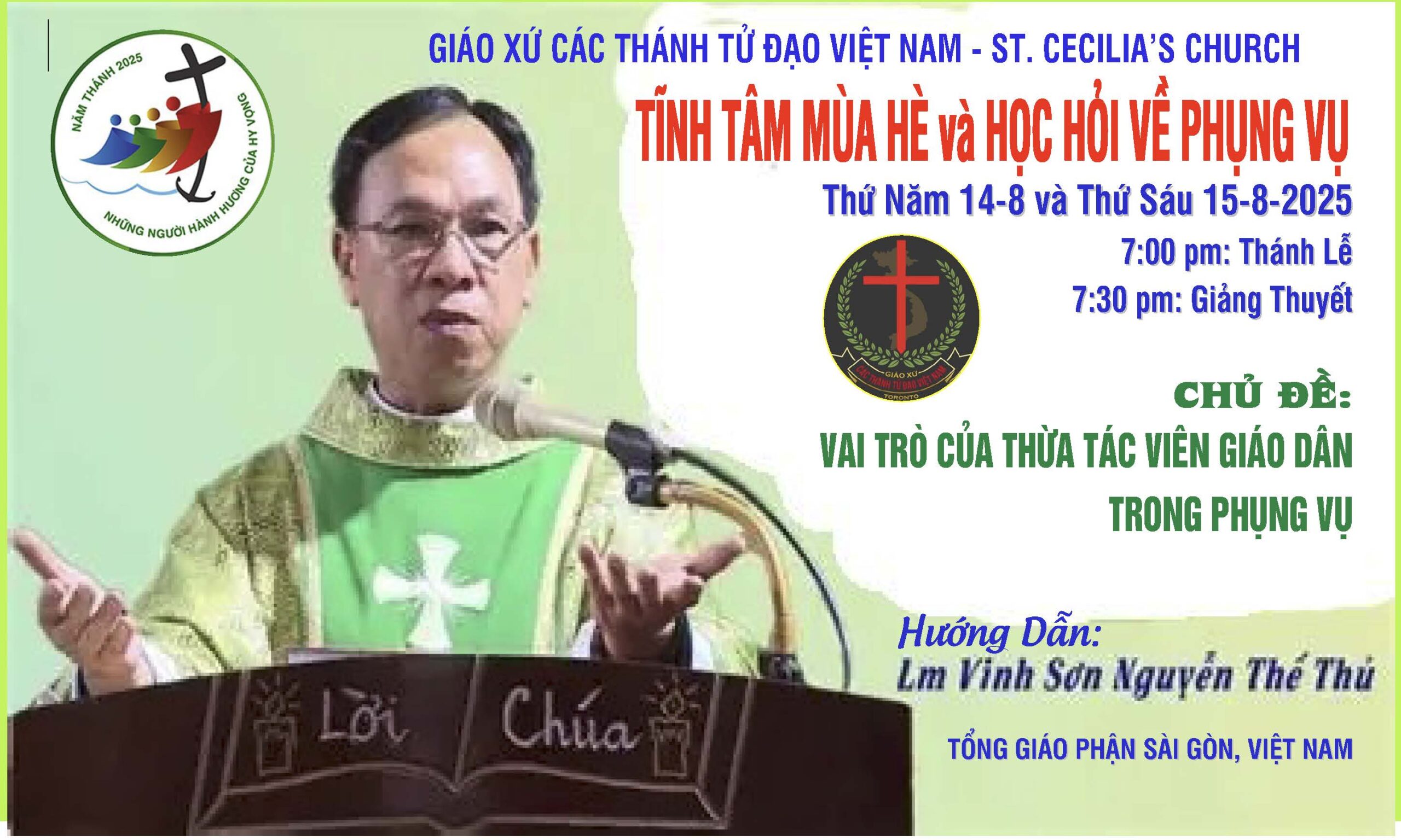 TĨNH TÂM MÙA HÈ và HỌC HỎI VỀ PHỤNG VỤ
